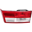 Passenger Side, Inner Tail Light, with Bulb, Halogen, Clear and Red Lens, Sedan, (Except Hybrid Model)