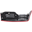 Passenger Side, Inner Tail Light, with Bulb, Halogen, Clear and Red Lens, Sedan, (Except Hybrid Model)