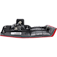Driver Side, Inner Tail Light, with Bulb, Halogen, Clear and Red Lens, Sedan, (Except Hybrid Model)