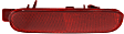 Rear, Passenger Side Bumper Reflector