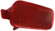 Rear, Passenger Side Bumper Reflector