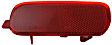 Rear, Passenger Side Bumper Reflector