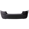 Rear Primed Bumper Cover, Sedan, CAPA Certified