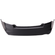 Rear Primed Bumper Cover, 4 Cyl., 2.4L Engine, Sedan, CAPA Certified