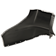 Rear, Passenger Side Bumper End, Primed Plastic