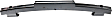 Rear Bumper Reinforcement, Steel, Coupe