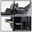 2004 Dodge Ram 1500 - Driver and Passenger Side Halogen Headlight, Without bulb(s), Clear Lens, Black Interior, Xtune Series