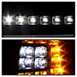 2001 Ford F-150 - Driver and Passenger Side Halogen Headlight, Without bulb(s), Smoked Lens, Black Interior, Xtune Series