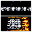 2002 Ford Expedition - Driver and Passenger Side Halogen Headlight, Without bulb(s), Clear Lens, Chrome Interior, Xtune Series