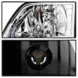 2002 Ford Expedition - Driver and Passenger Side Halogen Headlight, Without bulb(s), Clear Lens, Chrome Interior, Xtune Series