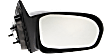 Sedan Passenger Side Mirror, Power Adjust, Non-Heated, Non-Folding, Paintable, No Signal Light, No Memory, No Puddle Light, No Auto-Dimming, No Blind Spot Feature