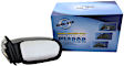Sedan Passenger Side Mirror, Power Adjust, Non-Heated, Non-Folding, Paintable, No Signal Light, No Memory, No Puddle Light, No Auto-Dimming, No Blind Spot Feature