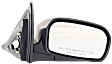 2003-2005 Honda Civic - Sedan Passenger Side Mirror, Power Adjust, Non-Heated, Manual Folding, Paintable, No Signal Light, Without Memory Recall, No Puddle Light, No Auto-Dimming, No Blind Spot Feature