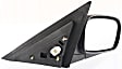 2003-2005 Honda Civic - Sedan Passenger Side Mirror, Power Adjust, Non-Heated, Manual Folding, Paintable, No Signal Light, Without Memory Recall, No Puddle Light, No Auto-Dimming, No Blind Spot Feature