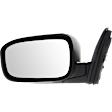 Driver Side Mirror, Power Adjust, Non-Heated, Manual Folding, Paintable, No Signal Light, No Memory, No Puddle Light, No Auto-Dimming, No Blind Spot Feature