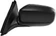 Driver Side Mirror, Power Adjust, Non-Heated, Manual Folding, Paintable, No Signal Light, No Memory, No Puddle Light, No Auto-Dimming, No Blind Spot Feature