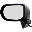 2006 Honda Civic - Driver Side Mirror, 4-Door Japan or USA Built Vehicle, Power Adjust, Non-Heated, Paintable, Manual Folding, In-housing Signal Light, No Blind Spot Feature, No Memory, No Puddle Light, No Auto-Dimming, Sedan