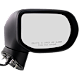 Passenger Side Mirror, Power Adjust, Non-Heated, Manual Folding, Paintable, In-housing Signal Light, No Memory, No Puddle Light, No Auto-Dim, No Blind Spot Feature