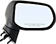 Sedan Passenger Side Mirror, Power Adjust, Non-Heated, Manual Folding, Paintable, No Signal Light, No Memory, No Puddle Light, No Auto-Dimming, No Blind Spot Feature