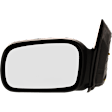 Driver Side Mirror, Manual Adjust, Non-Heated, Non-Folding, Textured Black, No Signal Light, No Memory, No Puddle Light, No Auto-Dim, No Blind Spot Feature