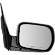 Passenger Side Mirror, Power Adjust, Manual Folding, Heated, Paintable, No Signal Light, No Memory, No Puddle Light, No Auto-Dimming, No Blind Spot Feature