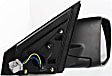 Passenger Side Mirror, Power Adjust, Non-Heated, Manual Folding, Textured Black, No Signal Light, No Memory, No Puddle Light, No Auto-Dim, No Blind Spot Feature