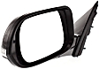 Sedan Driver Side Mirror, Power Adjust, Heated, Manual Folding, Paintable, In-housing Signal Light, No Memory, No Puddle Light, No Auto-Dimming, No Blind Spot Feature