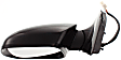 Sedan Driver Side Mirror, Power Adjust, Heated, Manual Folding, Paintable, In-housing Signal Light, No Memory, No Puddle Light, No Auto-Dimming, No Blind Spot Feature