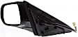Sedan Driver Side Mirror, Power Adjust, Heated, Manual Folding, Paintable, In-housing Signal Light, No Memory, No Puddle Light, No Auto-Dimming, No Blind Spot Feature