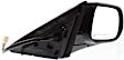 Sedan Passenger Side Mirror, Power Adjust, Heated, Manual Folding, Paintable, In-housing Signal Light, No Memory, No Puddle Light, No Auto-Dimming, No Blind Spot Feature