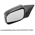 Driver Side Mirror, Power Adjust, Non-Heated, Manual Folding, Paintable, No Signal Light, No Memory, No Puddle Light, No Auto-Dimming, No Blind Spot Feature