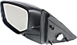 Sedan Driver Side Mirror, Power Adjust, Non-Heated, Manual Folding, Paintable, No Signal Light, No Memory, No Puddle Light, No Auto-Dimming, No Blind Spot Feature