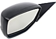 Sedan Driver Side Mirror, Power Adjust, Non-Heated, Manual Folding, Paintable, No Signal Light, No Memory, No Puddle Light, No Auto-Dimming, No Blind Spot Feature