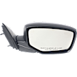 Sedan Passenger Side Mirror, Power Adjust, Non-Heated, Manual Folding, Paintable, No Signal Light, No Memory, No Puddle Light, No Auto-Dim, No Blind Spot Feature