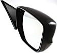 Sedan Passenger Side Mirror, Power Adjust, Non-Heated, Manual Folding, Paintable, No Signal Light, No Memory, No Puddle Light, No Auto-Dim, No Blind Spot Feature