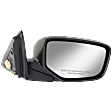 2008 Honda Accord - Passenger Side Mirror, Power Adjust, Heated, Paintable, Manual Folding, No Signal Light, No Blind Spot Feature, No Memory, No Puddle Light, No Auto-Dimming, Sedan