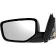 Coupe Driver Side Mirror, Power Adjust, Non-Heated, Manual Folding, Paintable, No Signal Light, No Memory, No Puddle Light, No Auto-Dim, No Blind Spot Feature