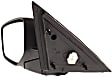 Coupe Driver Side Mirror, Power Adjust, Non-Heated, Manual Folding, Paintable, No Signal Light, No Memory, No Puddle Light, No Auto-Dim, No Blind Spot Feature