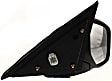 Coupe Passenger Side Mirror, Power Adjust, Heated, Manual Folding, Paintable, No Signal Light, No Memory, No Puddle Light, No Auto-Dim, No Blind Spot Feature