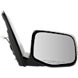 Passenger Side Mirror, Power, Manual Folding, Non-Heated, Textured Black, No Signal Light, No Memory, No Puddle Light, No Auto-Dimming, No Blind Spot Feature, LX Model