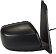 Passenger Side Mirror, Power, Manual Folding, Non-Heated, Textured Black, No Signal Light, No Memory, No Puddle Light, No Auto-Dimming, No Blind Spot Feature, LX Model