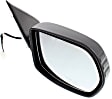 2016 Honda CR-V LX - Passenger Side Mirror, Power Adjust, Non-Heated, Textured Black, Manual Folding, No Signal Light, No Blind Spot Feature, No Memory, No Puddle Light, No Auto-Dimming
