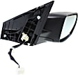 2016 Honda CR-V LX - Passenger Side Mirror, Power Adjust, Non-Heated, Textured Black, Manual Folding, No Signal Light, No Blind Spot Feature, No Memory, No Puddle Light, No Auto-Dimming