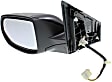 Driver Side Mirror, Power Adjust, Manual Folding, Non-Heated, Paintable, No Signal Light, No Memory, No Puddle Light, No Auto-Dimming, No Blind Spot Feature, EX Model