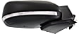 Passenger Side Mirror, Power Adjust, Manual Folding, Heated, Paintable, In-housing Signal Light, No Memory, No Puddle Light, No Auto-Dimming, No Blind Spot Feature