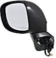 Sedan Driver Side Mirror, Power Adjust, Non-Heated, Manual Folding, Paintable, In-housing Signal Light, No Memory, No Puddle Light, No Auto-Dim, No Blind Spot Feature