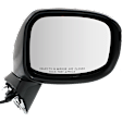 Sedan Passenger Side Mirror, Power Adjust, Non-Heated, Manual Folding, Paintable, In-housing Signal Light, No Memory, No Puddle Light, No Auto-Dim, No Blind Spot Feature
