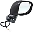 Sedan Passenger Side Mirror, Power Adjust, Non-Heated, Manual Folding, Paintable, In-housing Signal Light, No Memory, No Puddle Light, No Auto-Dim, No Blind Spot Feature