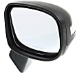 Sedan Passenger Side Mirror, Power Adjust, Non-Heated, Manual Folding, Paintable, In-housing Signal Light, No Memory, No Puddle Light, No Auto-Dim, No Blind Spot Feature