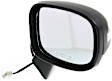 Sedan Passenger Side Mirror, Power Adjust, Heated, Manual Folding, Paintable, In-housing Signal Light, No Memory, No Puddle Light, No Auto-Dim, No Blind Spot Feature